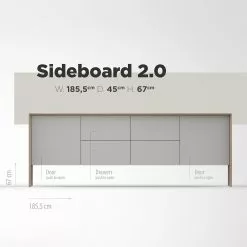 Studio Copenhagen Sideboard Maayka II - Eiche teilmassiv - Mushroom Creme / Eiche Hell 31 Studio Copenhagen Sideboard Maayka II - Eiche teilmassiv - Mushroom Creme / Eiche Hell -Büromöbel Verkäufe 1000277388 211111 144903000513 SKETCH DETAILS P000000001000277388 sketch