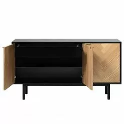 Loftscape Sideboard Charlo - Echtholzfurnier - Eiche / Schwarz 12 Loftscape Sideboard Charlo - Echtholzfurnier - Eiche / Schwarz -Büromöbel Verkäufe 1000277647 210706 14081700123 DETAILS P000000001000277647
