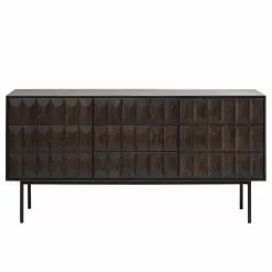 Red Living Sideboard Limes - Eiche massiv / Metall - Eiche Dunkel / Schwarz -Büromöbel Verkäufe 1000277648 210706 14081800130 DETAILS P000000001000277648