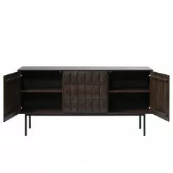 Red Living Sideboard Limes - Eiche massiv / Metall - Eiche Dunkel / Schwarz -Büromöbel Verkäufe 1000277648 210706 14081800131 DETAILS P000000001000277648