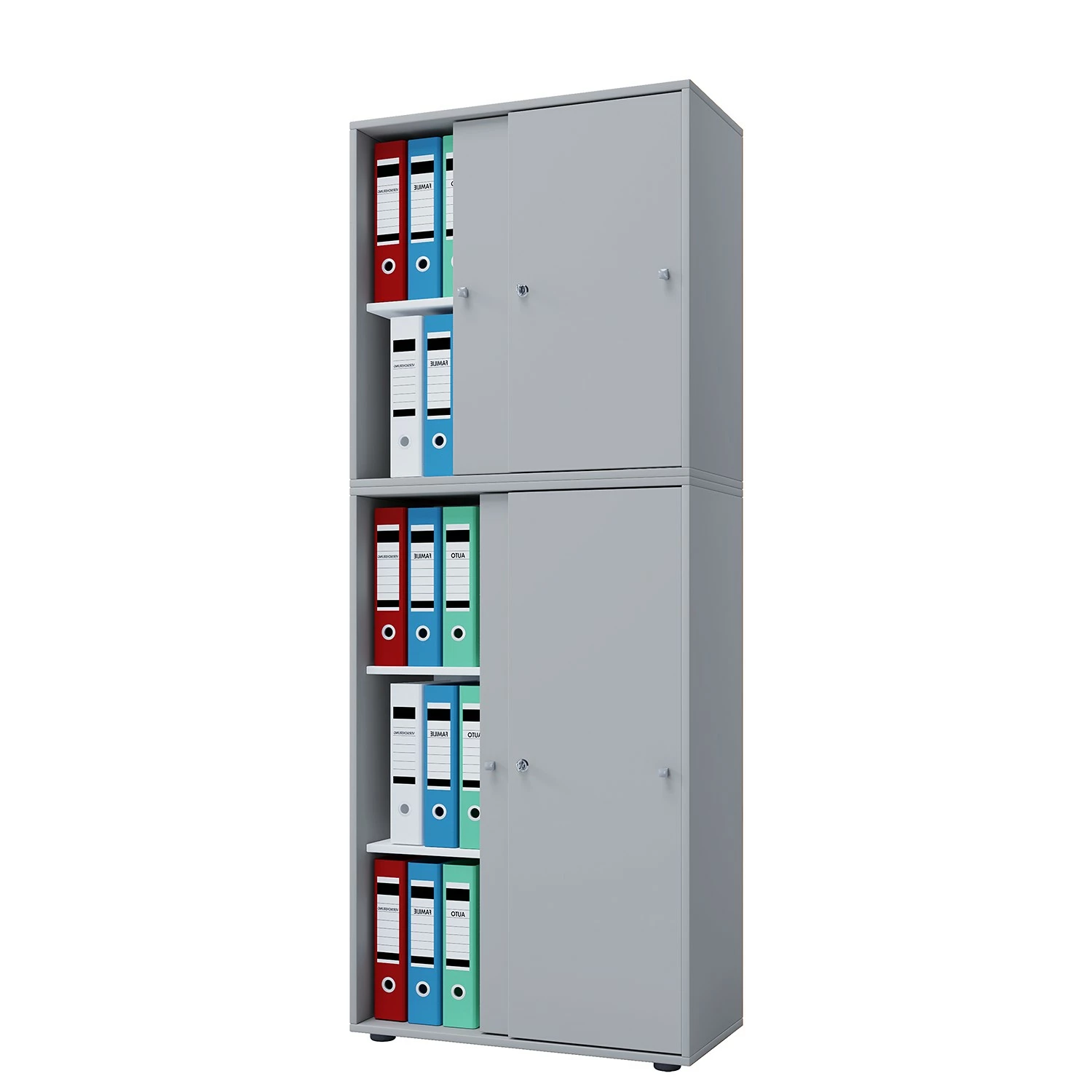VCM Büroschrank Lona XXL - Grau 3 VCM Büroschrank Lona XXL - Grau