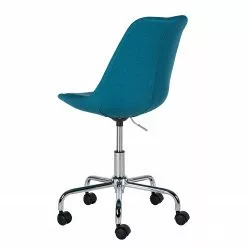 Mørteens Bürodrehstuhl Aledas - Webstoff Cors: Petrol - Chrom glänzend -Büromöbel Verkäufe 1000277859 220505 030 DETAILS P000000001000277859
