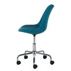 Mørteens Bürodrehstuhl Aledas - Webstoff Cors: Petrol - Chrom glänzend -Büromöbel Verkäufe 1000277859 220505 032 DETAILS P000000001000277859