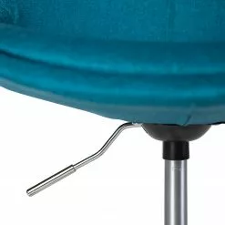 Mørteens Bürodrehstuhl Aledas - Webstoff Cors: Petrol - Chrom glänzend -Büromöbel Verkäufe 1000277859 220505 037 DETAILS P000000001000277859