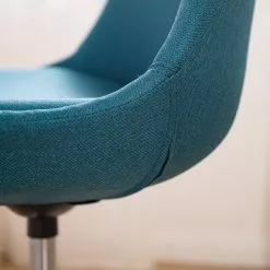 Mørteens Bürodrehstuhl Aledas - Webstoff Cors: Petrol - Chrom glänzend -Büromöbel Verkäufe 1000277859 220524 030 DETAILS P000000001000277859