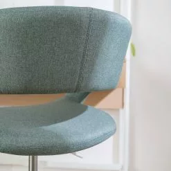 Mørteens Bürostuhl Buggio - Webstoff Cors: Mintgrau - Weiß -Büromöbel Verkäufe 1000277873 220520 030 DETAILS P000000001000277873