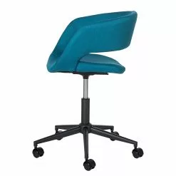 Mørteens Bürostuhl Buggio - Webstoff Cors: Petrol - Schwarz -Büromöbel Verkäufe 1000277874 220505 035 DETAILS P000000001000277874