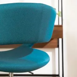 Mørteens Bürostuhl Buggio - Webstoff Cors: Petrol - Schwarz -Büromöbel Verkäufe 1000277874 220520 030 DETAILS P000000001000277874