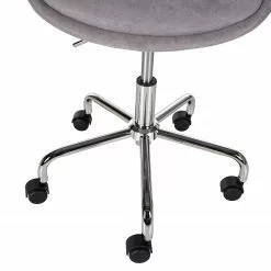 Mørteens Bürodrehstuhl Aledas II - Hellgrau - Chrom glänzend -Büromöbel Verkäufe 1000277892 220505 037 DETAILS P000000001000277892