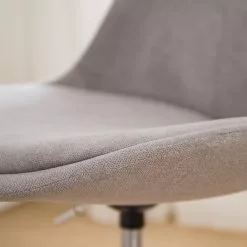 Mørteens Bürodrehstuhl Aledas II - Hellgrau - Chrom glänzend -Büromöbel Verkäufe 1000277892 220524 031 DETAILS P000000001000277892