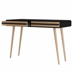 Norrwood Schreibtisch Amanda - Schwarz / Eiche Dekor 7 Norrwood Schreibtisch Amanda - Schwarz / Eiche Dekor -Büromöbel Verkäufe 1000279201 210716 14152900010 DETAILS P000000001000279201