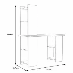 Fredriks Schreibtischkombination Bill - Eiche Sonoma Dekor 12 Fredriks Schreibtischkombination Bill - Eiche Sonoma Dekor -Büromöbel Verkäufe 1000280657 210813 08153700014 SKETCH DETAILS P000000001000280657 sketch