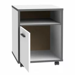 Fredriks Rollcontainer Kendrick - Weiß / Grau -Büromöbel Verkäufe 1000280659 210813 08153700026 DETAILS P000000001000280659