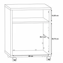 Fredriks Rollcontainer Kendrick - Weiß / Grau -Büromöbel Verkäufe 1000280659 210813 08153700030 SKETCH DETAILS P000000001000280659 sketch
