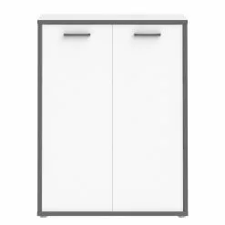 Fredriks Aktenschrank Kendrick IV - Weiß / Grau -Büromöbel Verkäufe 1000280677 210813 08154400138 DETAILS P000000001000280677