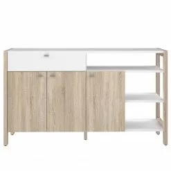 Norrwood Kommode Holvik - Eiche Sonoma Dekor / Weiß 15 Norrwood Kommode Holvik - Eiche Sonoma Dekor / Weiß -Büromöbel Verkäufe 1000280679 210813 08154500153 DETAILS P000000001000280679