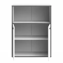 Fredriks Aktenschrank Kendrick - Weiß / Grau -Büromöbel Verkäufe 1000280682 210813 08154700183 DETAILS P000000001000280682