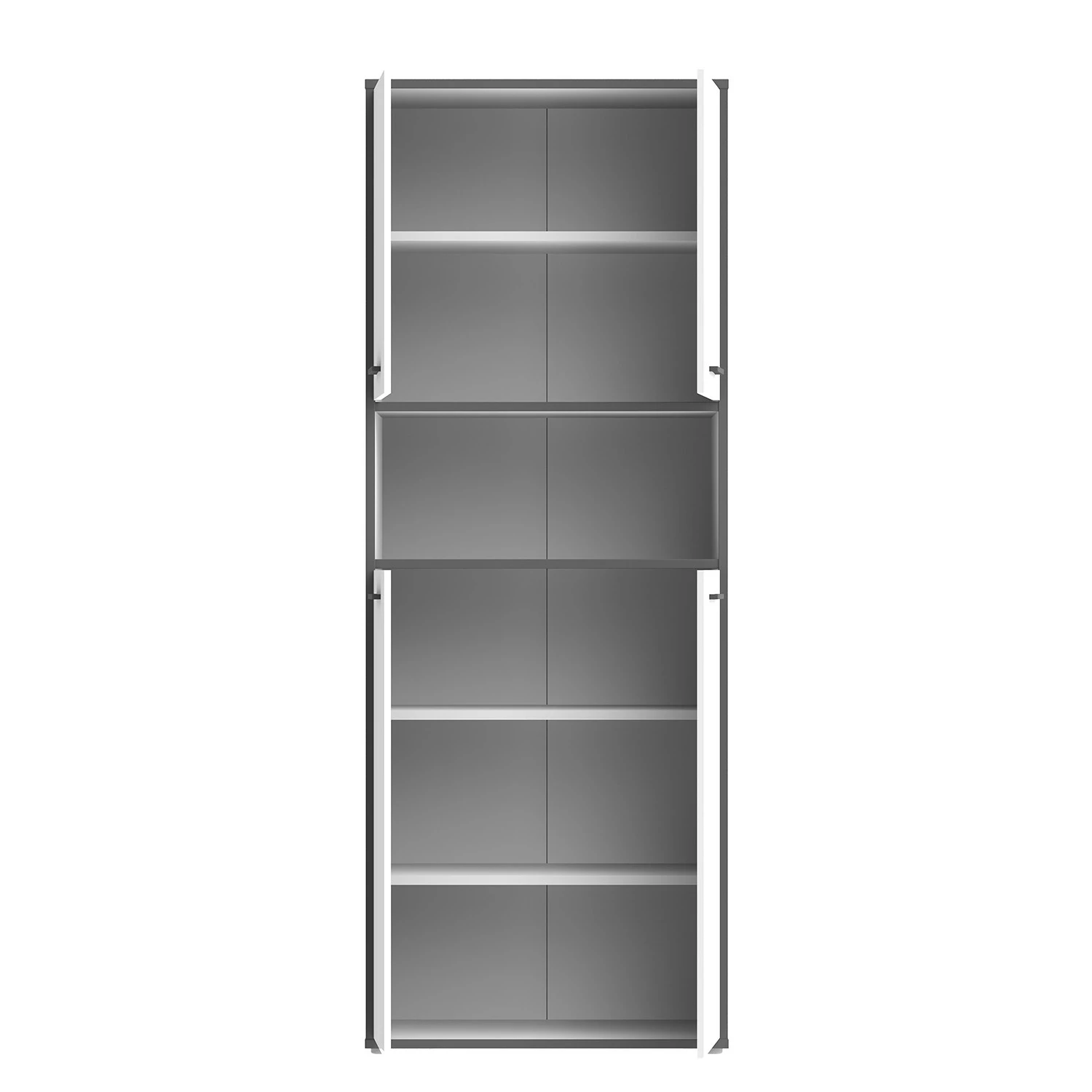 Fredriks Aktenschrank Kendrick III - Weiß / Grau 9 Fredriks Aktenschrank Kendrick III - Weiß / Grau – Bild 7