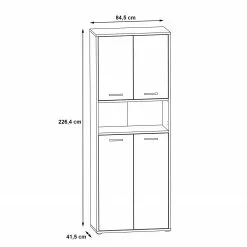 Fredriks Aktenschrank Kendrick III - Weiß / Grau 18 Fredriks Aktenschrank Kendrick III - Weiß / Grau -Büromöbel Verkäufe 1000280685 210813 08154900213 SKETCH DETAILS P000000001000280685 sketch