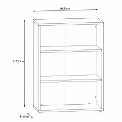 Fredriks Regal Kendrick - Weiß / Grau -Büromöbel Verkäufe 1000280692 210813 08155200262 SKETCH DETAILS P000000001000280692 sketch