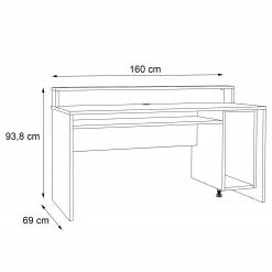 Fredriks Schreibtisch Trent II - Mit Beleuchtung 14 Fredriks Schreibtisch Trent II - Mit Beleuchtung -Büromöbel Verkäufe 1000280702 210813 08155600328 SKETCH DETAILS P000000001000280702 sketch