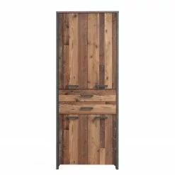 Red Living Aktenschrank Clifford - Altholz Dekor / Dunkelgrau -Büromöbel Verkäufe 1000280706 210813 08155700359 DETAILS P000000001000280706