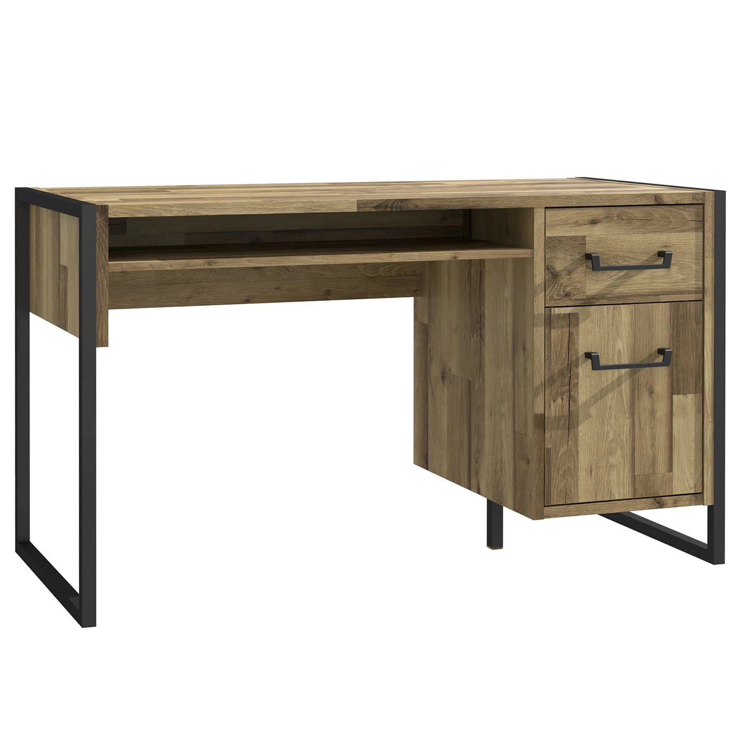 Red Living Schreibtisch Voru - Eiche Stirling Dekor / Antharzit 3 Red Living Schreibtisch Voru - Eiche Stirling Dekor / Antharzit