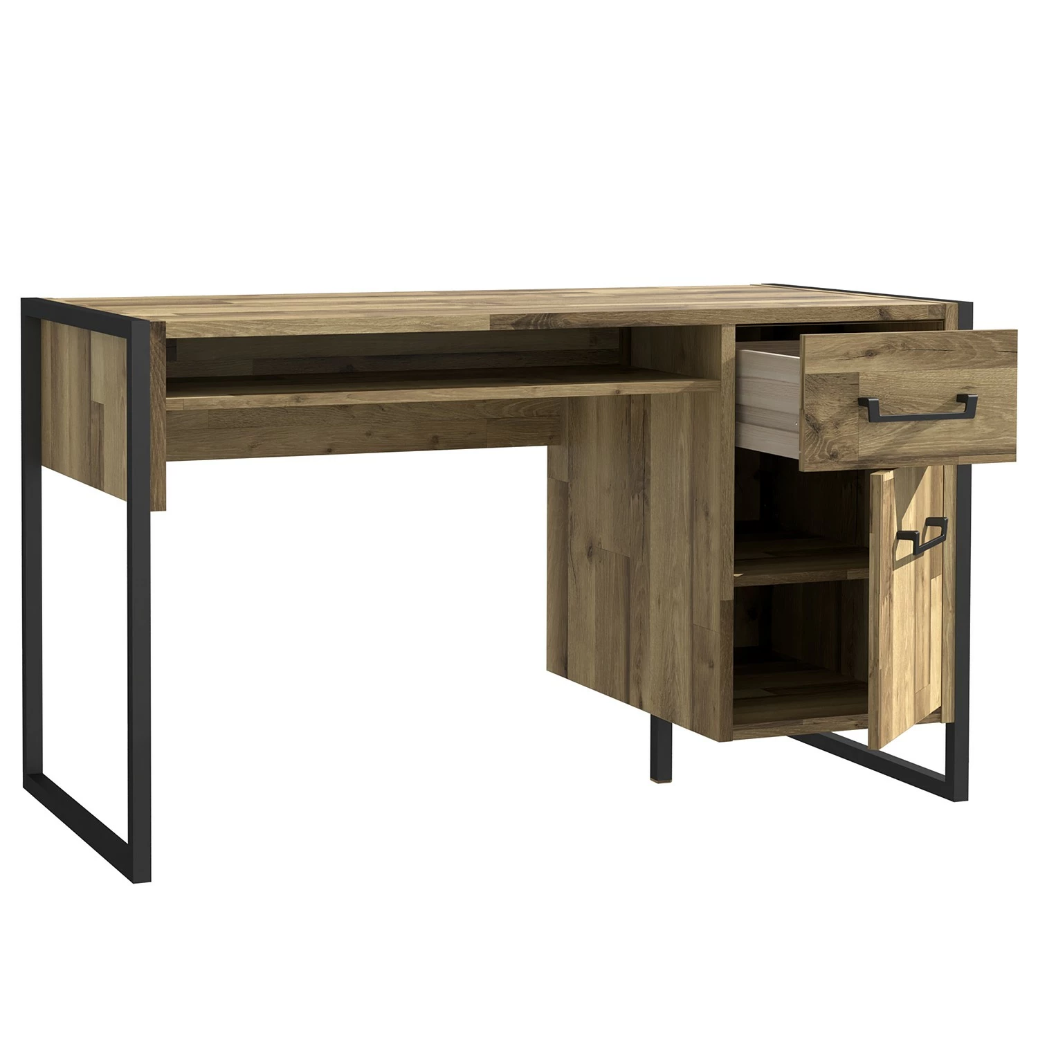 Red Living Schreibtisch Voru - Eiche Stirling Dekor / Antharzit 5 Red Living Schreibtisch Voru - Eiche Stirling Dekor / Antharzit – Bild 3