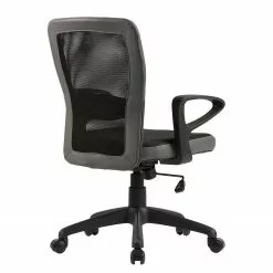 Fredriks Bürodrehstuhl Pialba - Kunstleder & Mesh / Kunststoff - Schwarz / Dunkelgrau -Büromöbel Verkäufe 1000280786 210809 06062700031 DETAILS P000000001000280786