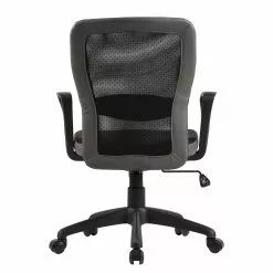 Fredriks Bürodrehstuhl Pialba - Kunstleder & Mesh / Kunststoff - Schwarz / Dunkelgrau -Büromöbel Verkäufe 1000280786 210809 06062700032 DETAILS P000000001000280786