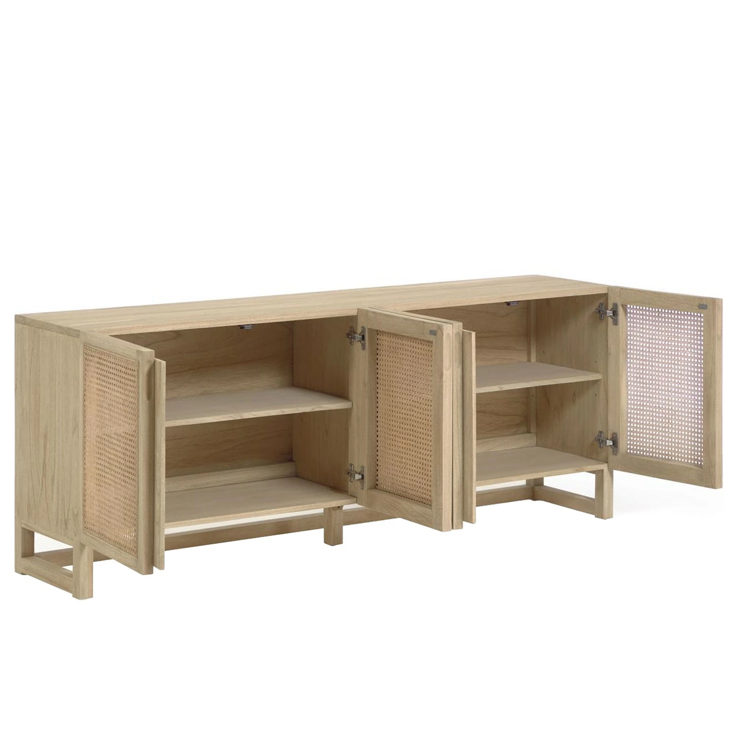 Loftscape Sideboard Risley - Mindi massiv / Rattan 6 Loftscape Sideboard Risley - Mindi massiv / Rattan – Bild 4
