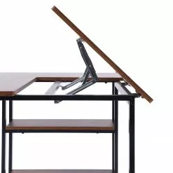 Ars manufacti Schreibtisch Alexandra - Altholz Dekor / Schwarz -Büromöbel Verkäufe 1000283353 211214 12414000099 DETAILS P000000001000283353