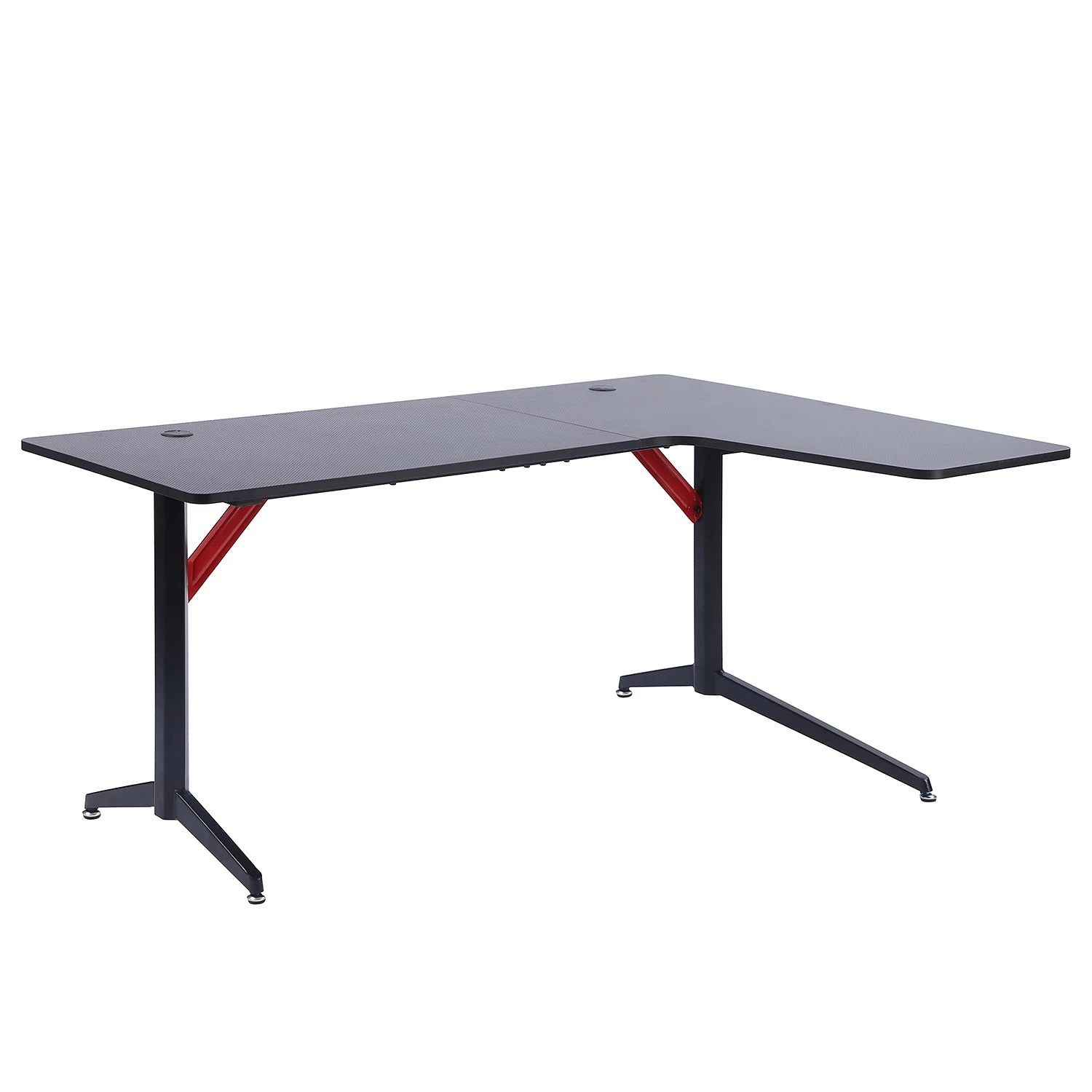 Fredriks Gaming Tisch Elso - Carbon Dekor / Schwarz / Rot 3 Fredriks Gaming Tisch Elso - Carbon Dekor / Schwarz / Rot