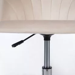 Velvet Studio Bürostuhl Emely - Creme -Büromöbel Verkäufe 1000283355 220602 080 DETAILS P000000001000283355