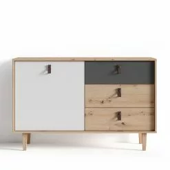 Fredriks Sideboard Bowood I - Eiche Artisan Dekor / Weiß -Büromöbel Verkäufe 1000283829 210805 14243400057 DETAILS P000000001000283829