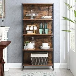 Red Living Regal Welford - Braun / Schwarz -Büromöbel Verkäufe 1000283952 210813 06354400114 MOOD DETAILS P000000001000283952 mood