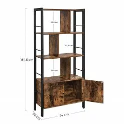 Red Living Regal Niolon II - Braun / Schwarz -Büromöbel Verkäufe 1000283953 210813 06354500128 SKETCH DETAILS P000000001000283953 sketch