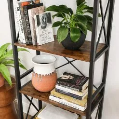 Red Living Regal Molalla I - Braun / Schwarz -Büromöbel Verkäufe 1000283962 210813 06355100194 DETAILS P000000001000283962