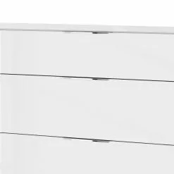 Maja Möbel Sideboard Trend - Glas - Hochglanz Weiß / Chrom -Büromöbel Verkäufe 1000284207 210804 14342400013 DETAILS P000000001000284207