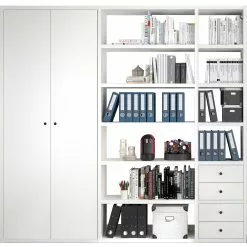 Fredriks Aktenregal-Kombination Emporio III - Lack Weiß 8 Fredriks Aktenregal-Kombination Emporio III - Lack Weiß -Büromöbel Verkäufe 1000284221 211012 16544700075 DETAILS P000000001000284221