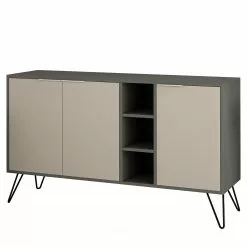 Loftscape Sideboard Caceres - Metall - Mocha / Grau