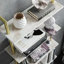 Red Living Regal Paulista - Marmor Weiß Dekor -Büromöbel Verkäufe 1000284349 210809 06083500119 DETAILS P000000001000284349