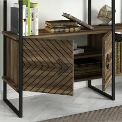 Red Living Regal Sumatra Sun - Metall - Walnuss Dekor / Schwarz -Büromöbel Verkäufe 1000284387 210809 06091300163 DETAILS P000000001000284387