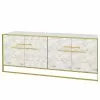 Loftscape Sideboard Pisek - Metall - Marmor Weiß Dekor / Gold 1 Loftscape Sideboard Pisek - Metall - Marmor Weiß Dekor / Gold -Büromöbel Verkäufe 1000284400 210809 06093100200 IMAGE P000000001000284400