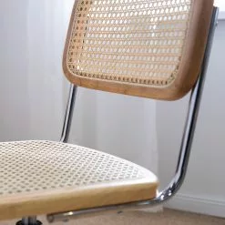 Mørteens Bürostuhl Ramon - Rattan / Buche massiv / Stahl - Beige / Buche / Chrom -Büromöbel Verkäufe 1000285156 220518 021 MOOD DETAILS P000000001000285156 mood