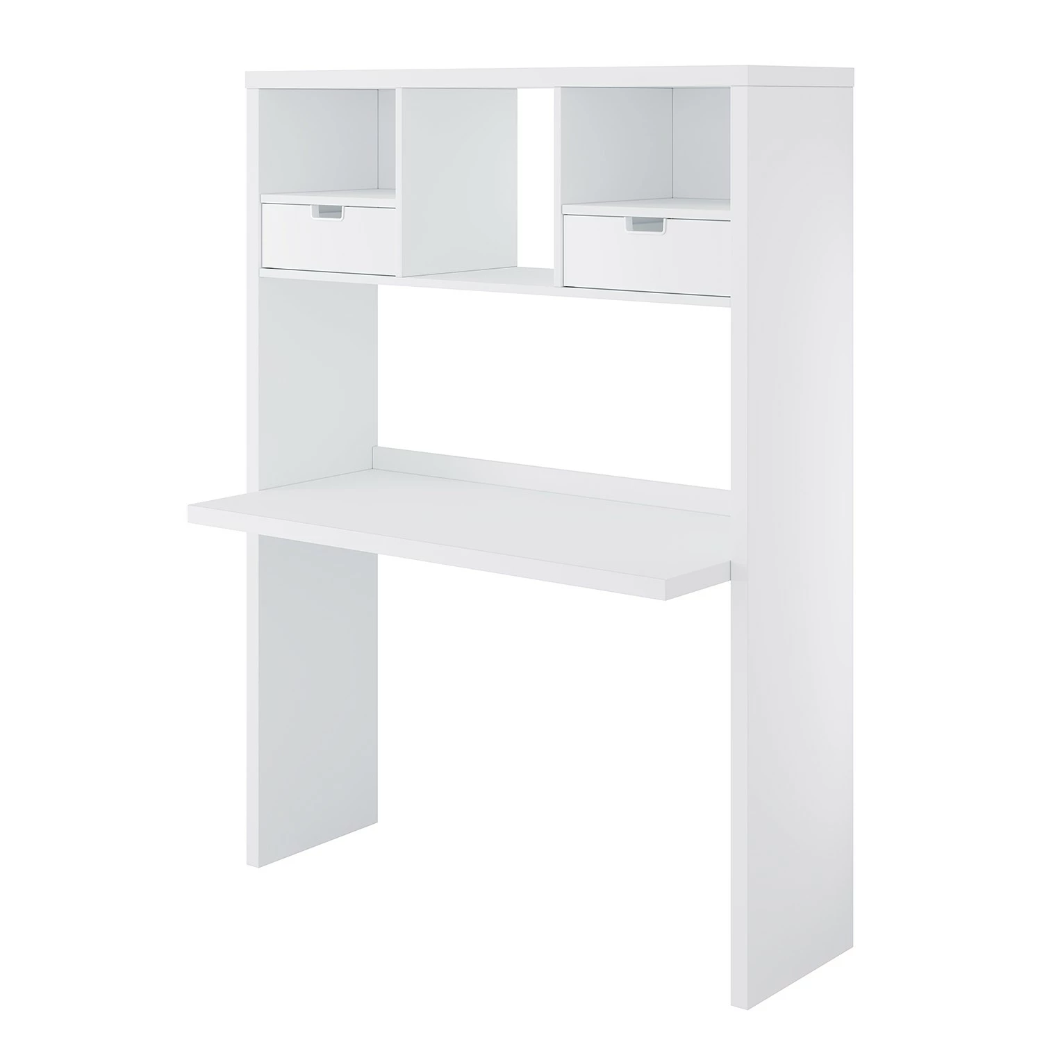 Fredriks Regal-Schreibtischkombination Mernda - Wabenplatte - Weiß 3 Fredriks Regal-Schreibtischkombination Mernda - Wabenplatte - Weiß