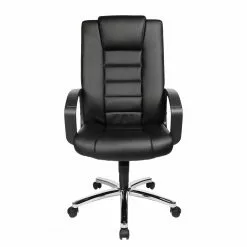 Topstar Chefsessel Comfort Point 10 - Kunstleder / Stahl - Schwarz / Chrom -Büromöbel Verkäufe 1000285201 210907 15264900057 DETAILS P000000001000285201