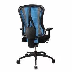 Topstar Bürodrehstuhl Soft Point Syncro - Blau -Büromöbel Verkäufe 1000285220 210907 15265100129 DETAILS P000000001000285220