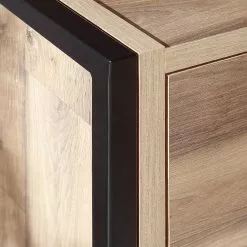 Red Living Sideboard Voru - Stabeiche Dekor / Dunkelgrau -Büromöbel Verkäufe 1000285711 210813 14520000057 DETAILS P000000001000285711