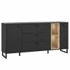 Loftscape Sideboard Mazzo - Schwarz / Eiche Artisan Dekor -Büromöbel Verkäufe 1000285799 210819 12212500037 IMAGE P000000001000285799